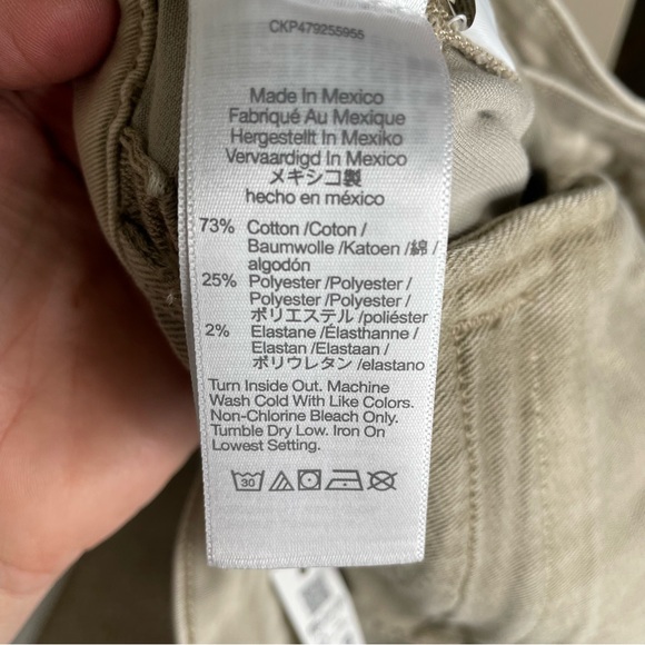 NEW WITH TAGS Madewell Pale Pewter Straight Cargo Pant: COOLMAX® Edition 32 x 32 - Picture 11 of 11